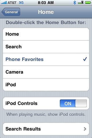 iPhone bouton Home
