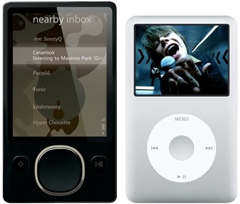 Zune iPod classic