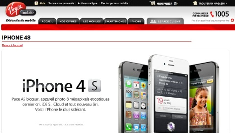 Virgin mobile iPhone 4S
