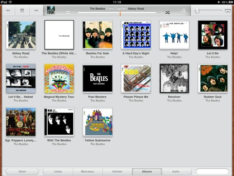 iOS 5 musique iPad