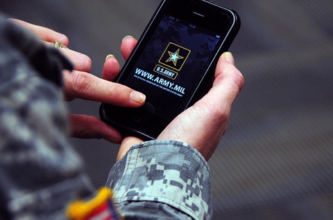 Smartphone armée américaine