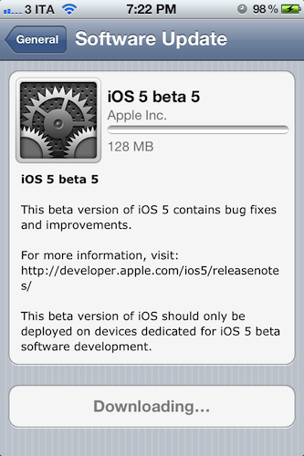 iOS 5 b5