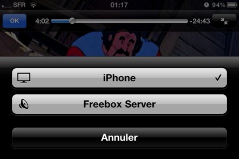 AirPlay freebox